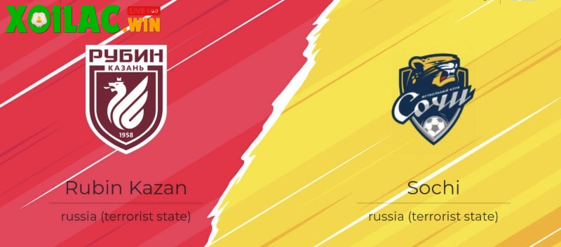 Soi kèo Rubin Kazan vs Sochi - 0h00 ngày 05/8 - Ngoại hạng Nga